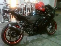 kawasaki ninja 250R hitam 2010