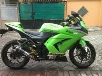 ninja 250 green candle