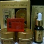 cream magic korea+serum korea mencerahkan wajah &jauh dari komedo,jerawat&flek hitam @081383123444