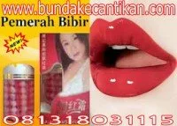 PEMERAH BIBIR DAN PUTING ALAMI “QUEEN 1 RED” [081318031115, PIN BB 2A53E2BB]